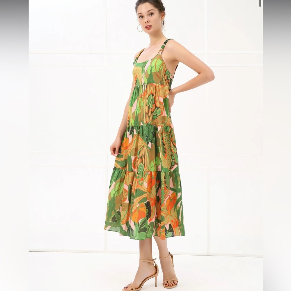 Julie Brown Leela Pink Tulum Maxi Dress - New w/o tags, never worn